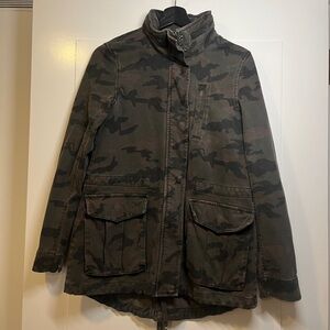 James Perse Camouflage Utility Jacket